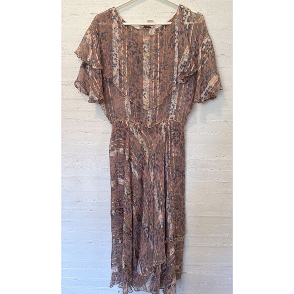 Exquisite Pure Silk Sheer Vintage Dress FairyCore Cottagecore Feminine 4  Damage - Picture 1 of 8